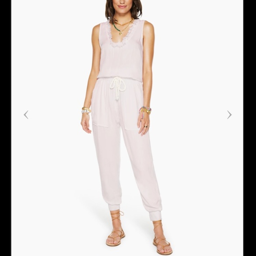 NWT Ramy Brook Ray Jumpsuit in Pale Pink